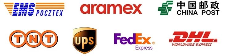 Express and logistics partners — EMS, aramex, China Post, TNT, UPS, FedEx, DHL
