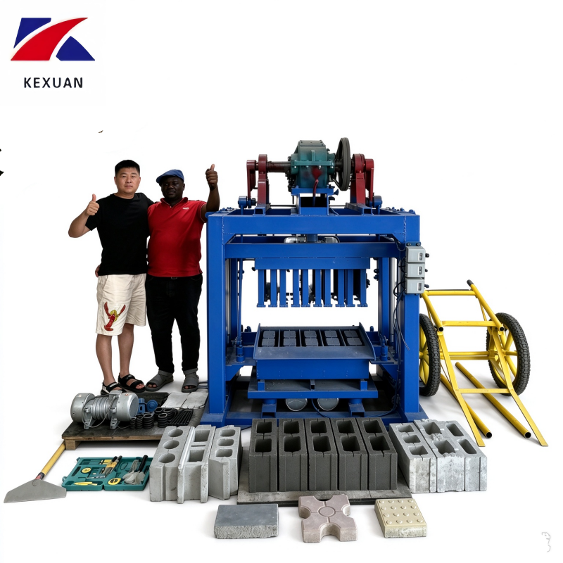 KX4-40 Model Semi-Automatic Brick Making Machine Vibration Molding Block Machine